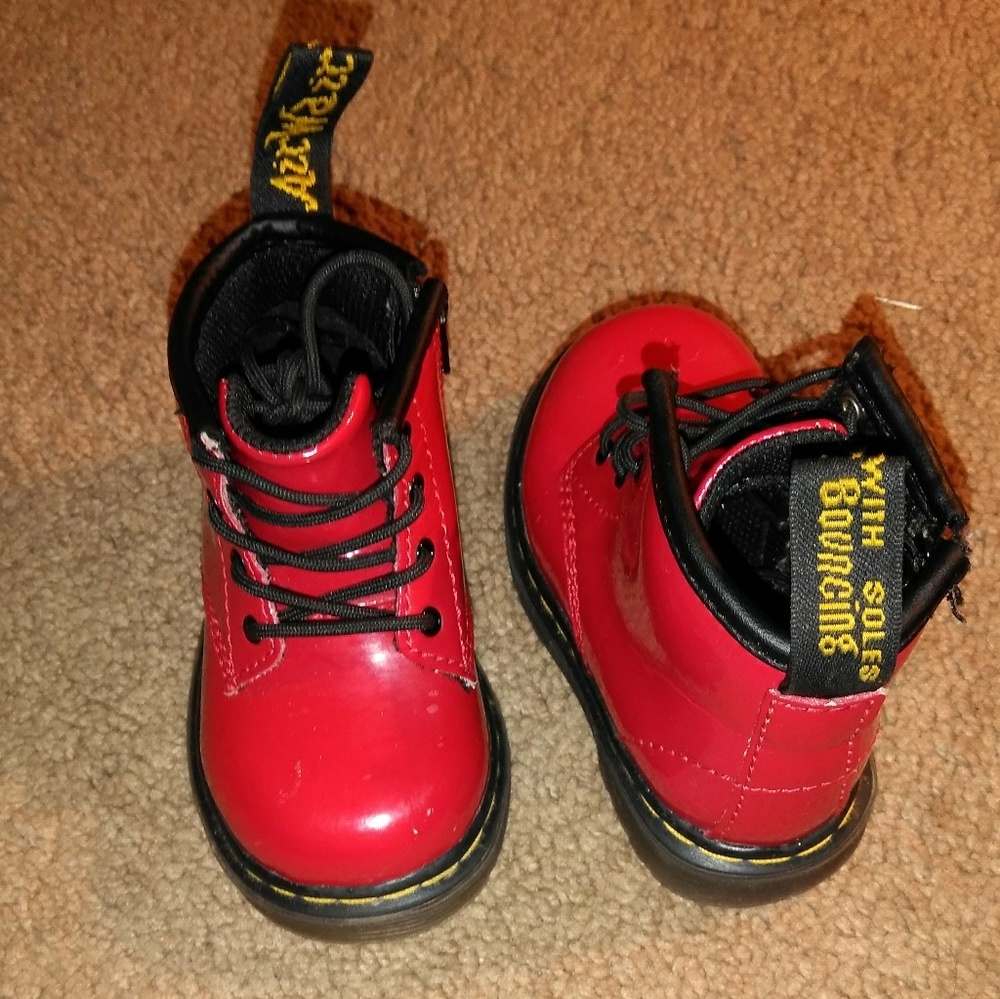 Red Toddler Dr.Martens
